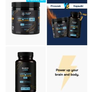 Lion’s Mane + Cordyceps DER 30:1 – 100g