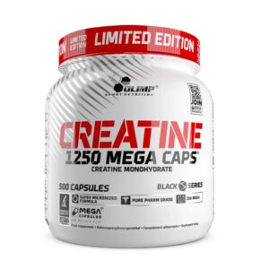 Olimp Creatine 1250 Mega Caps® – 500 Kapsułek – Limited Edition