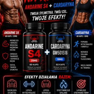 Zestaw na rzeźbę Andarine S4 kaps + Cardaryna kaps